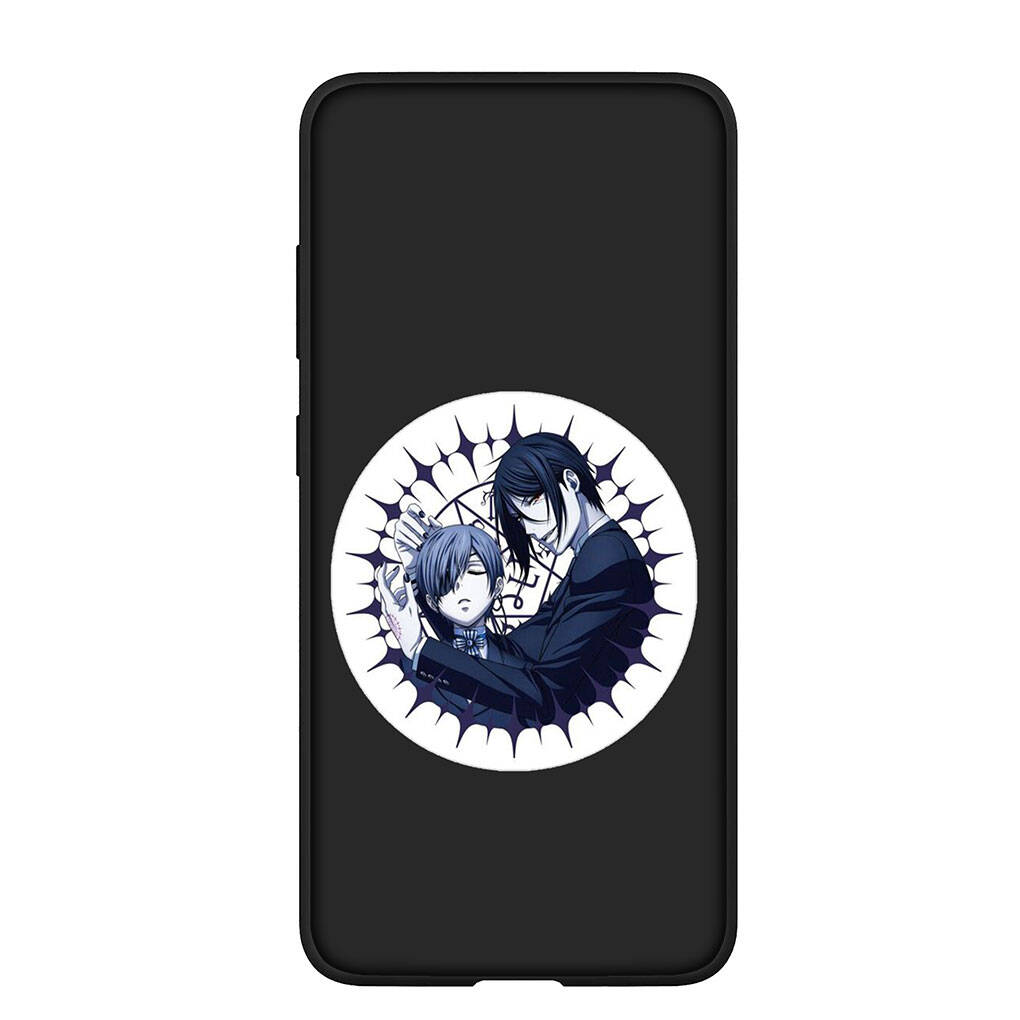 Чехол для телефона Samsung Galaxy S25 S23 S22 S21 S24 Ultra FE A05 A06 A15 A16 A36 A37 A35 A34 A54 A55 A56 A57 A25 A26 A53 A17 Комиксы Черный дворецкий Чехол