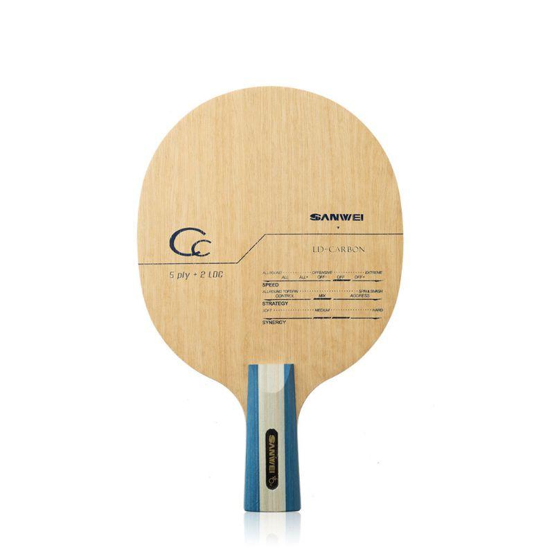 Оригинальная ракетка для настольного тенниса SANWEI CC CARBON (5+2 углерода) Весло с битой для пинг-понга