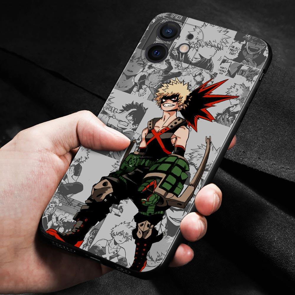 Чехол My Hero Academia Bakugou Katsuki Comics для Apple iPhone 14 11 13 12 Pro Max Mini X XR XS Max 6 6S 7 8 Plus 5 5S