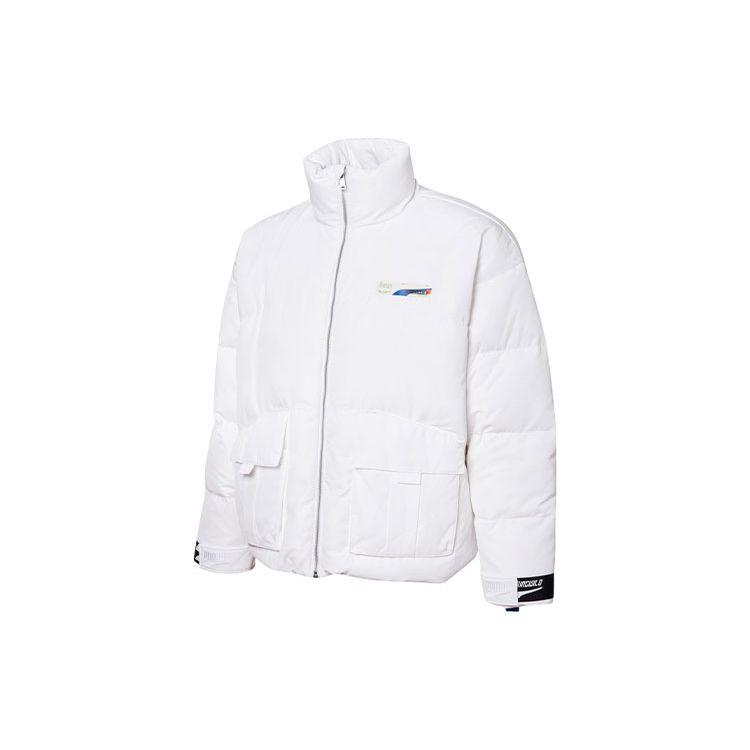 Puma Совместный бренд Roaringwild Светоотражающий теплый пуховик с воротником-стойкой Мужская верхняя одежда Белый 532587-02