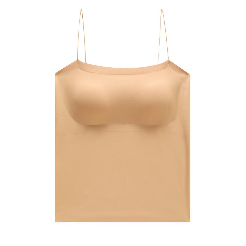 Новый летний топ-ками на бретелях большого размера с открытой спиной и вкладышами для груди – цельный бандаж-лиф для женщин