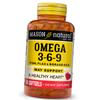 Тройная Омега 3 6 9, Omega 3-6-9 1200 Fish, Flax & Borage Oils, 60гелкапс (67529003)