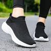 Sneakers Women's Summer Walking Casual Women's Shoes Breathable Fly-woven Running Shoes Supply Large Size New Socks Shoes