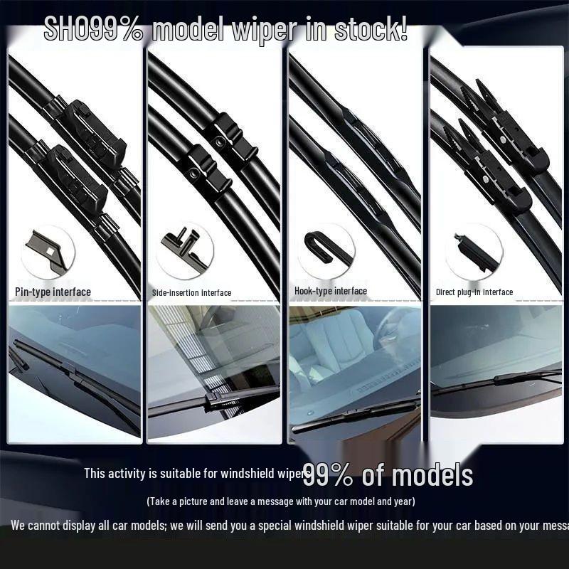 Совместимые дворники для Ford Focus 2015/16/17/19 - Бескаркасные резиновые для тихой работы