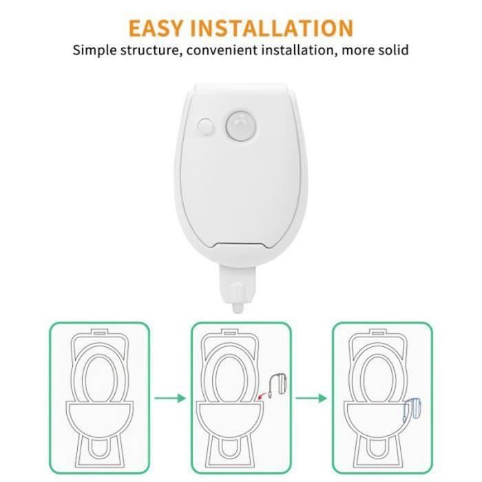 Eclairage LED - CHANGM - Veilleuse WC - 7 couleurs - IP65 - Pour enfants