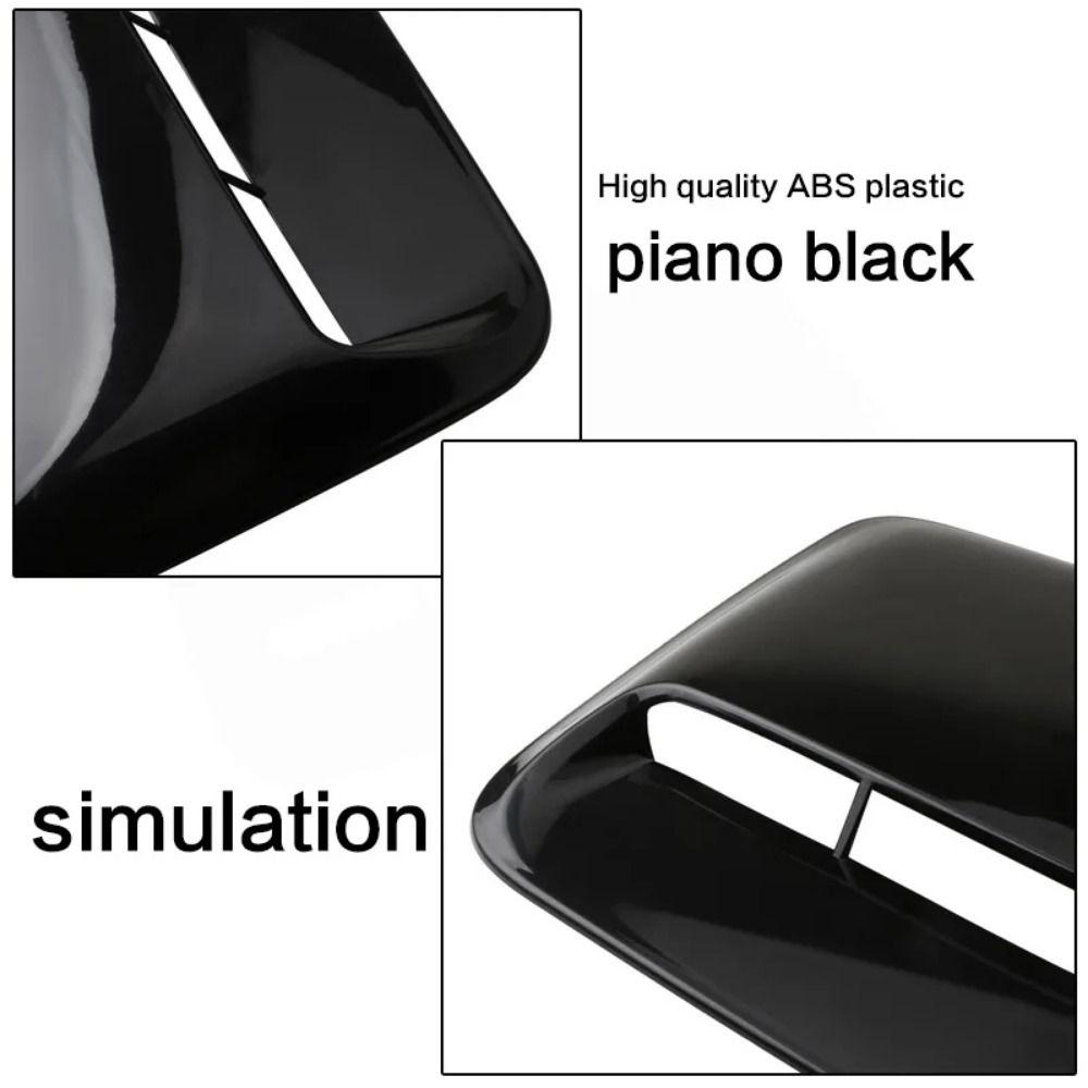 Auto Exterior Car Air Flow Intake Hood Carbon Fiber Air Outlet Decorative Cover Auto Exterior
