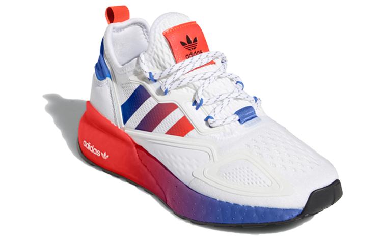 adidas ZX 2K Boost Белый Солнечный Красный Синий GS FX9519