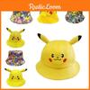 Cartoon Pikachu Fisherman Hat For Kids And Parents Cute Outdoor Sun Hat