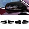Для Mercedes Benz CLS C219 W219 CLS280 300 320 350 2009-2011 Карбоновый узор Черный боковые зеркала крышки наклеивания