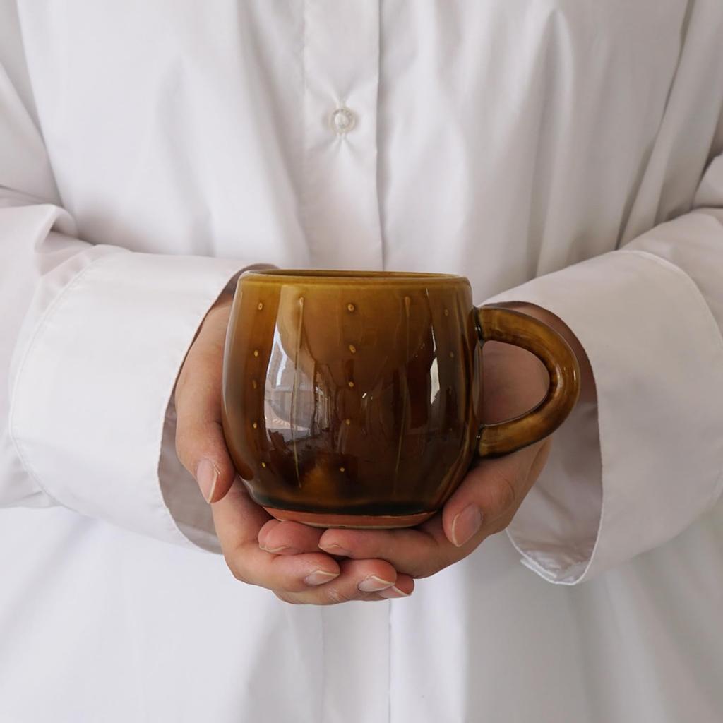 Mars Dripper Mug Set Mino Ware Pottery Single Serving Tableware Made in Japan &