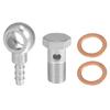 ACROPIX 14mm ID 8mm OD M14x1.5 Banjo Bolt Hose Barb Fitting Universal Banjo Fitting