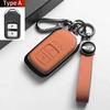 For CRV CR-V Fit Civic Accord HR-V HRV City Odyssey XR-V Leather Car Key Case Cover Fob Auto Protector Key Shell Accessories
