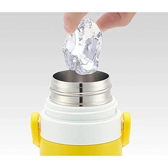 Skater water bottle kids direct drinking 470ml Pokémon Pikachu face 23 boys girls insulated stainless steel lightweight type sports container SDC4-A