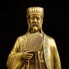 Медные Люди Чжугэ Лян Украшения Декор для Дома и Гостиной