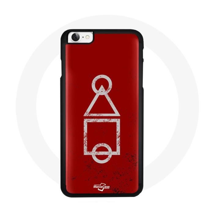 Coque Iphone 5 - Maniacase - Squid Game - Souple - Protection contre les chocs - Noir