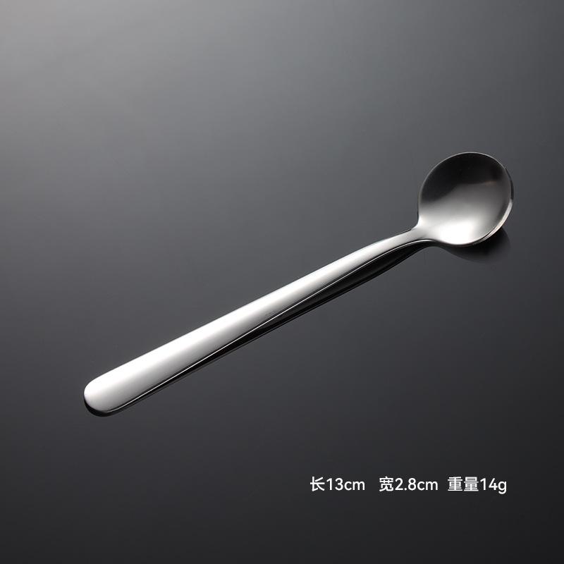 Обычная ложка для приправ из нержавеющей стали 304, упакованная и прессованная решетка для приправ, маленькая ложка, мини-десерт, подарочная ложка для сахара