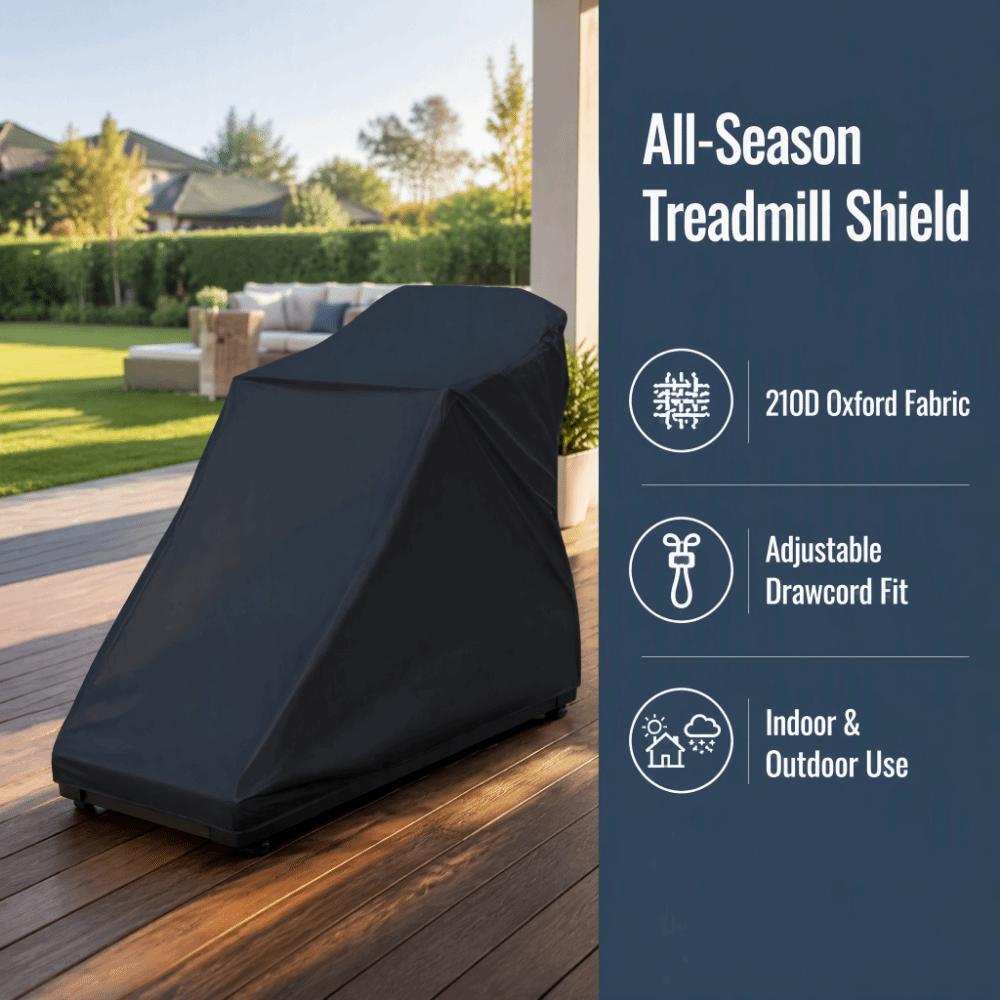 Oxford Fabric Treadmill Cover Protective Design Running Machine Cover Indoor Fitness Equipment