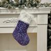 Christmas Tree Pendant Christmas Decoration Supplies Creative Sparkling Plush Christmas Socks