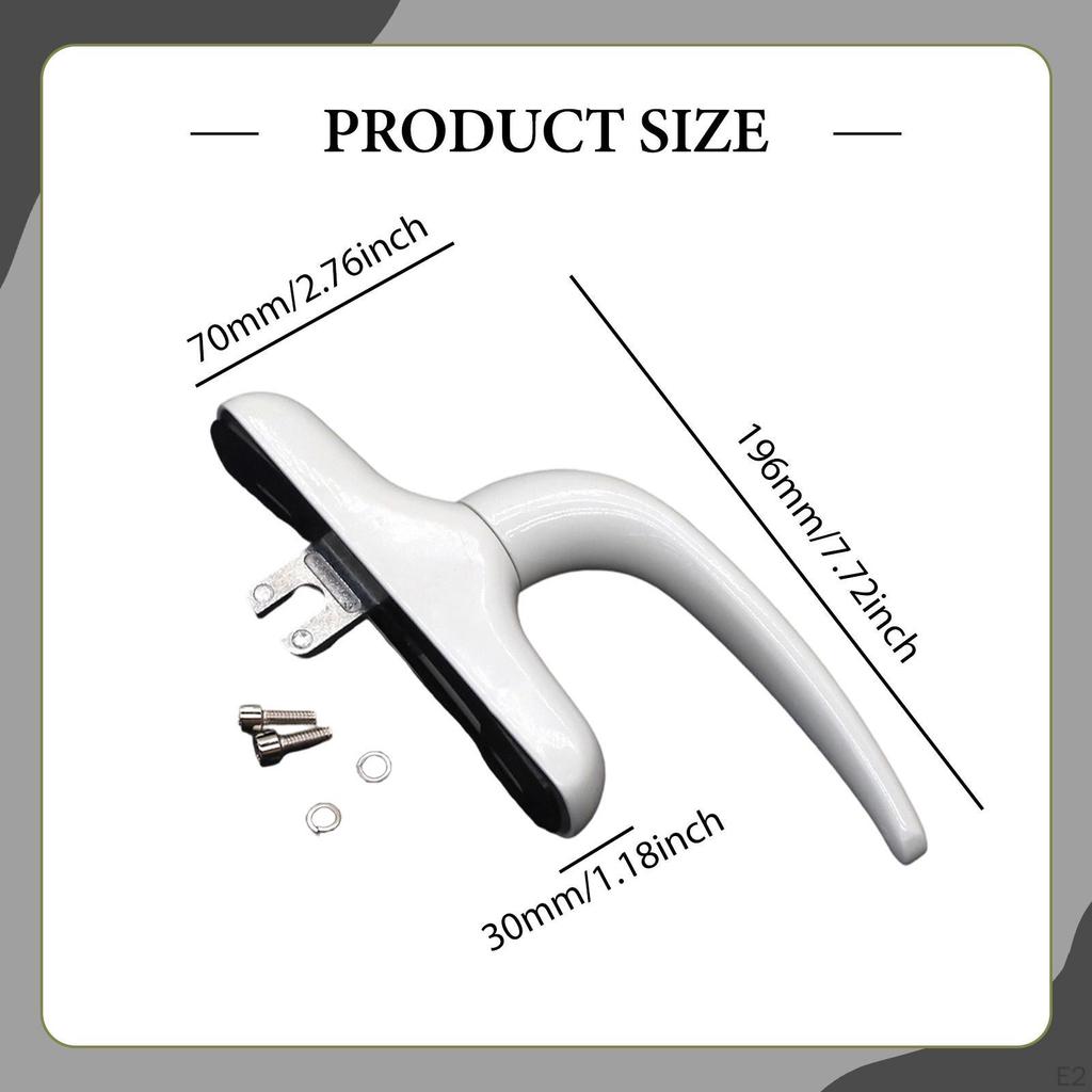 Tilt and Turn Window Handle Casement Locking Repair Parts Portable Easy Installation