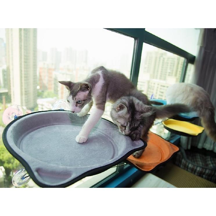 Кошачья кровать на окне, гамак, установленный на окне, кошачий насест, солнечное сиденье для маленькой домашней кошки с присоской