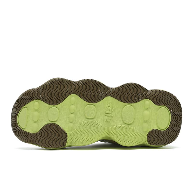 Fila Pease Повседневные низкие кроссовки Женские кроссовки Зеленый Желтый F12W441117FGA
