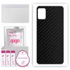 apgo Protective Skin Sticker for the Back Compatible with Cubot Note 7, Wrap Film, Foil, Vinyl - Pattern Carbon Black