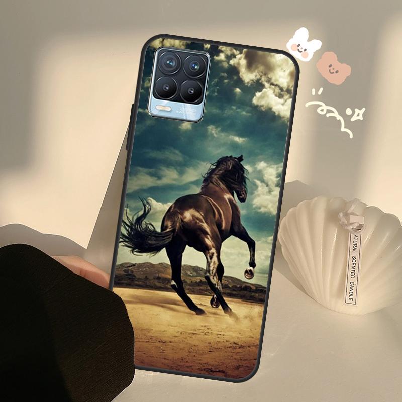 Чехол Horses Running For OnePlus 10 Pro 9 Pro 8T Nord2 9R для Realme GT 2 Pro 7 8 GT Neo2 9i 8i C21 Coque