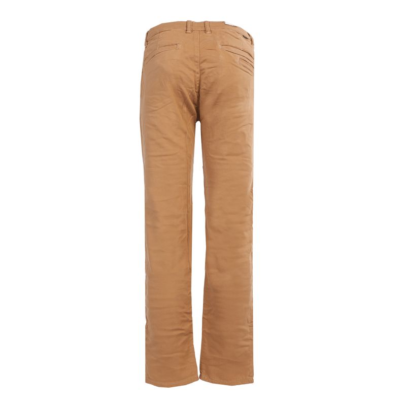 Мужские брюки из ткани Jogino цвета карамель DEELUXE 74
