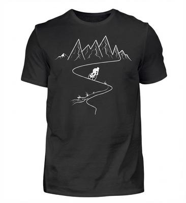 Road Bike Cyclist Cycling Ebike Black TShirt