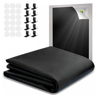 Портативные затемняющие шторы, затемняющие жалюзи с полосками на липучках, самоклеящиеся затемняющие шторы для детской комнаты, автофургона или использования в путешествии