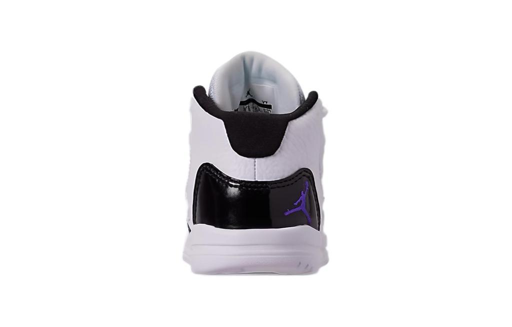Jordan Max Aura Air Jordan Амортизация, Износостойкие Высокие Детские Кроссовки Черно-Белые Для Младенцев и Малышей AQ9215-121