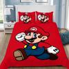 Super Mario Duvet Cover Set Comfortable and Warm Bedding Set for Decorating Your Bedroom and Enhancing Home Life for Teens Gifts