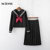 Women JK Cosplay Costume Japanese JK Uniform Sailor Suit Full-sleeved Autumn Winter Uniform Sets Clothing