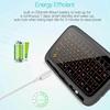 2.4GHz Mini Backlight Wireless Keyboard H18+ USB Full Touchpad Screen Air Mouse Business Office Keyboard