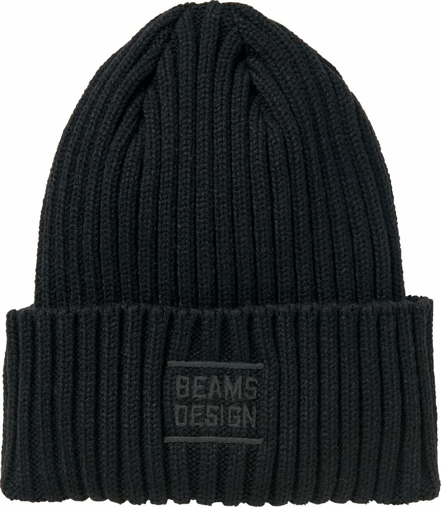 Шапка Вязаная шапка ZETT от BEAMS DESIGN BH79702 [ZETT] Мужская Черный/Серый