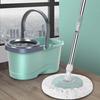 Spin Mop Bucket Set with 2 Replacement Rag Stainless Steel Handle Rotating