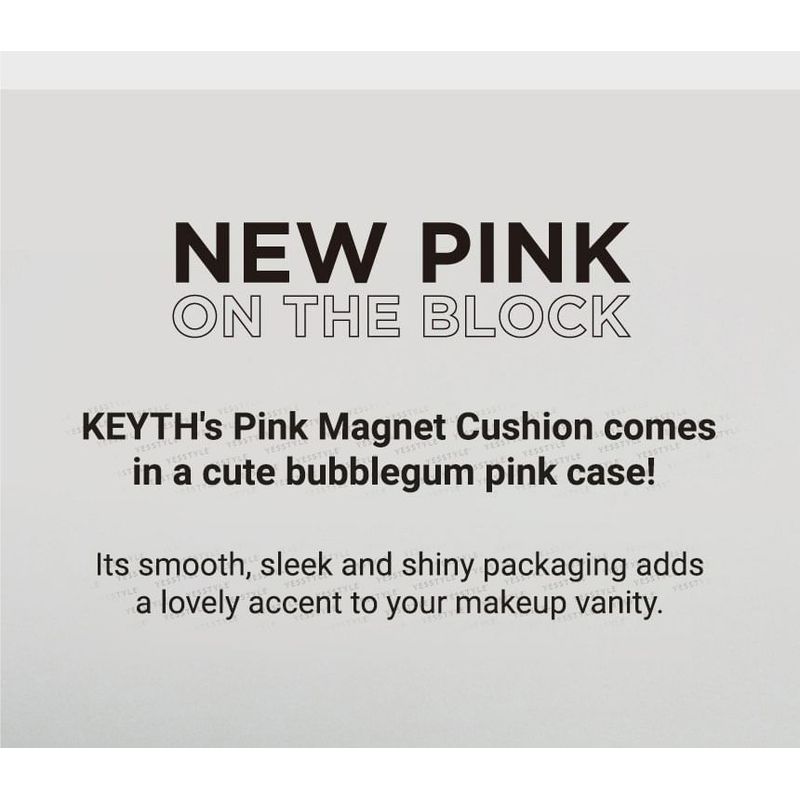 KEYTH - Pink Magnet Cushion - 5 Colors