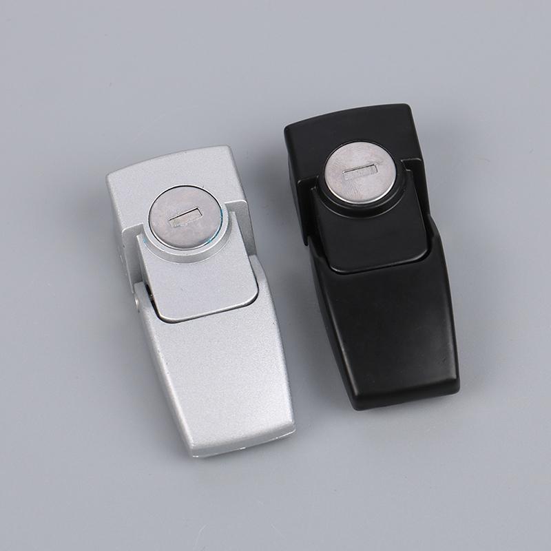 High Quality Cabinet Black Coated Metal Hasp Latch Dk604 Security Toggle Lock With Two Keys