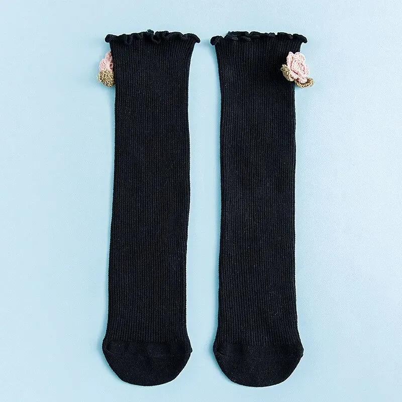 Хлопковые носки для маленьких девочек, детские гольфы в стиле принцессы для маленьких девочек, аксессуары для одежды, От 0 до 8 лет