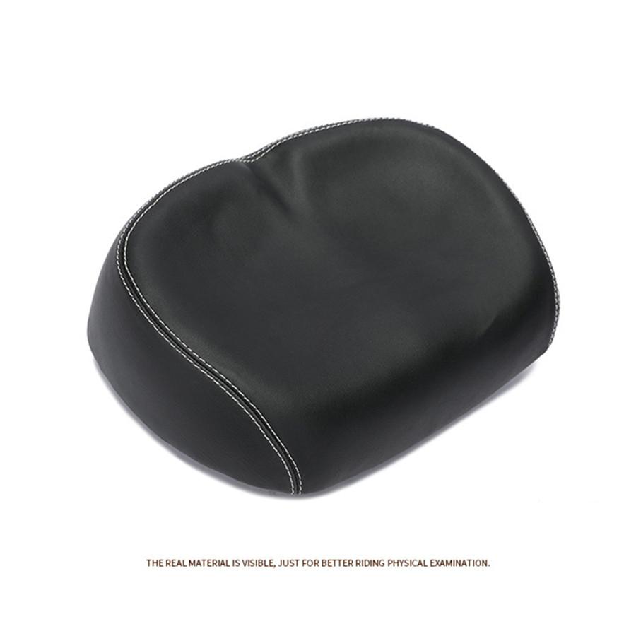 Breathable Bicycle Extra Comfort Wide Big Bum Seat Cushion Saddle Seat Pad Black