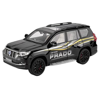 1/18 Toyota Prado Land Cruiser Внедорожник Сплав Модель Автомобиля Литье под Давлением Металл Внедорожные Машины Модель Автомобиля Звук и Свет Детская Игрушка Подарок