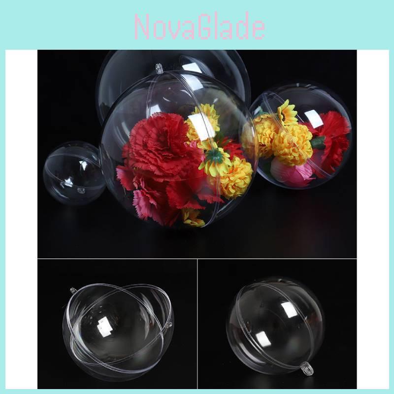 Transparent Acrylic Christmas Ornaments Hanging For Holiday Party Decorations
