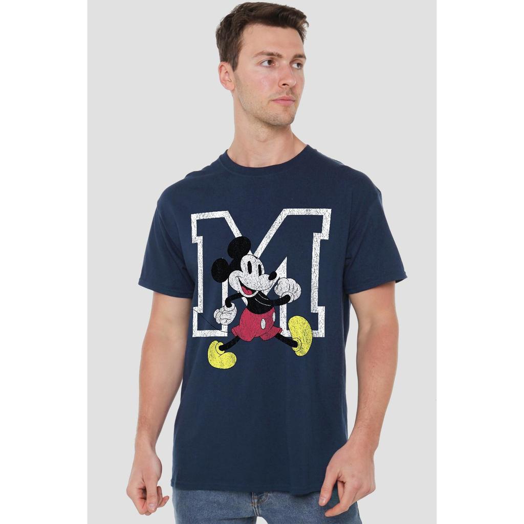 Disney Mens Mickey Mouse Classic Walk T-Shirt