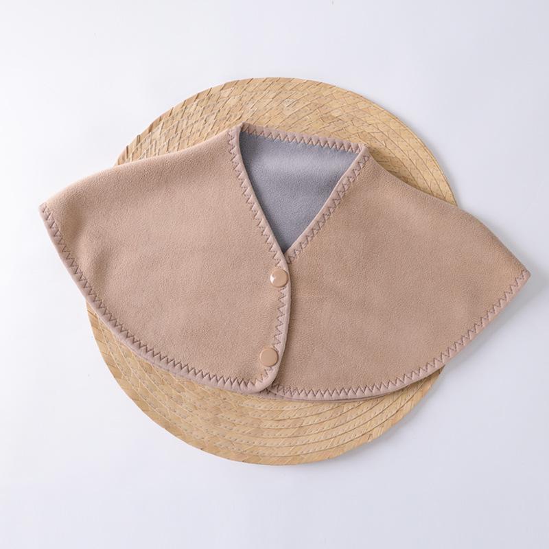 Warm Velvet Neck and Shoulder Wrap for Elderly – Cold-Proof Scarf for Men & Women