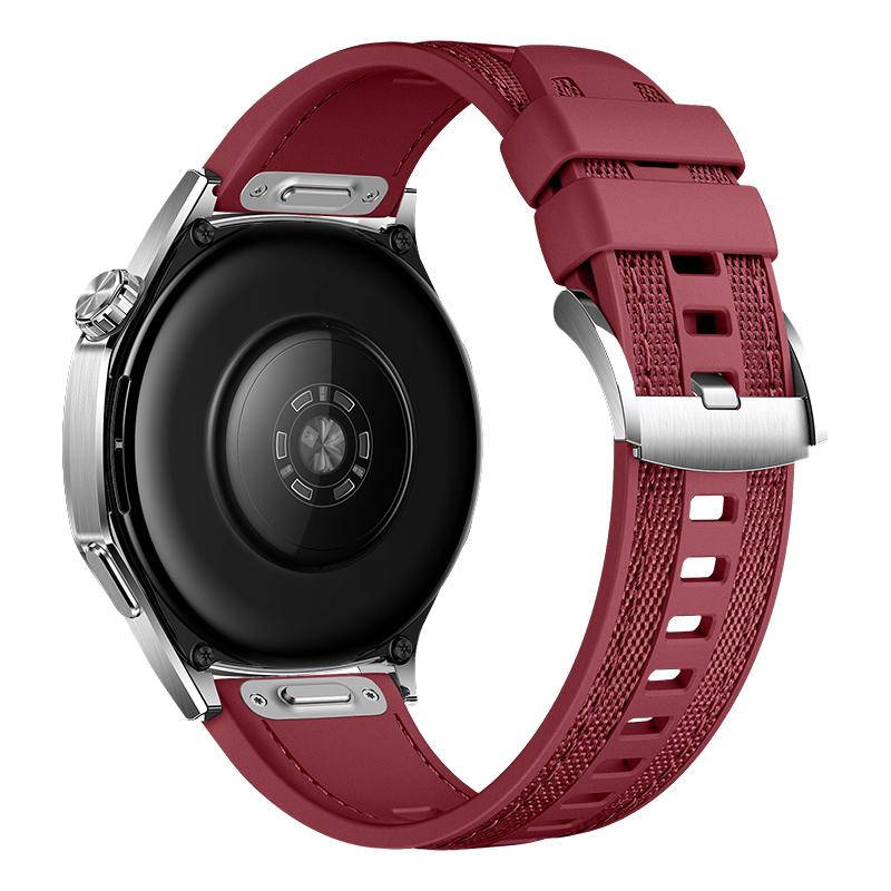 Ремешок 22 мм, подходит для Huawei Watch Ultimate 2, мягкий и прочный силиконовый нейлоновый сменный браслет для GT6 Pro GT5 46 мм