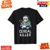Футболка в стиле Cereal Killer, фанатский дизайн, хлопок, уличная мода, свободный крой, унисекс