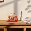 Фигурка Манэки Нэко Фэн-шуй Удача Счастливый Кот 4,5 дюйма Милая Фигурка Кота Богатства Манэки Нэко Фэн-шуй Удача Креативная Керамика