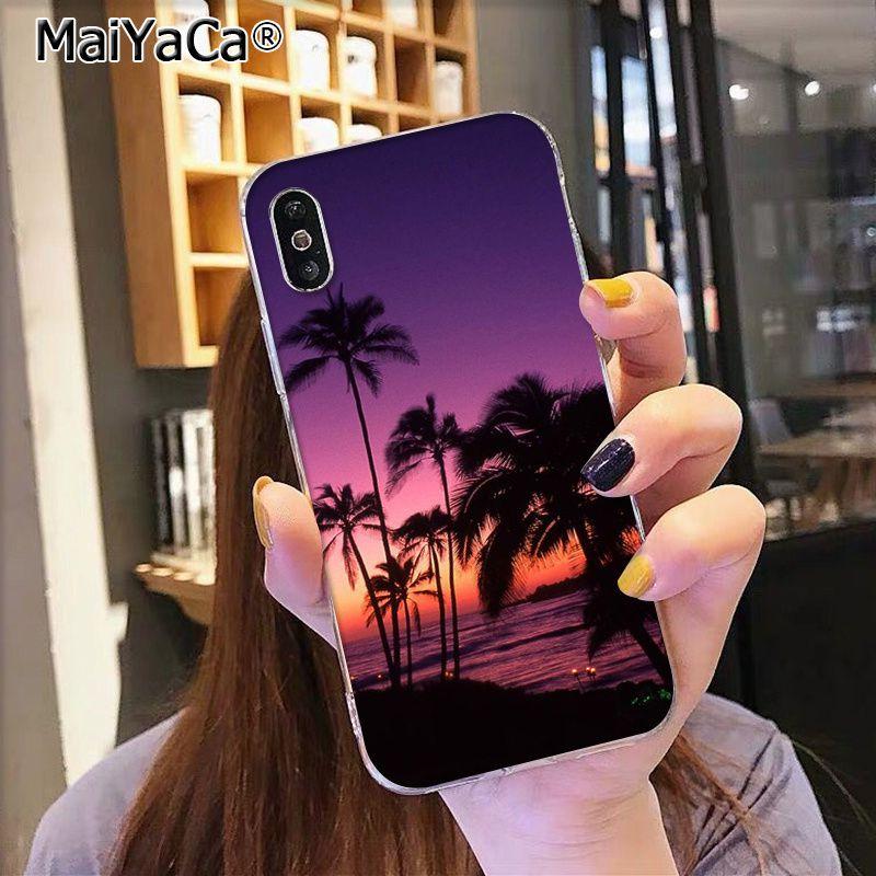 Чехол MaiYaCa The Sea Waves Beach Spray Ocean Island для iPhone 13 SE 2020 11 pro 8 7 66S Plus X 5S SE XR XS XS MAX