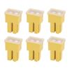 10 Pcs Fuse Female Terminal Case 60A 32V Yellow Cartridge Fuse Replacement for Automobile Truck
