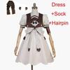 Scione Anime Jibaku Shounen Hanako Kun Nene Yashiro Cosplay Costume Full Set Toilet-Bound Dress